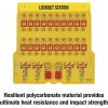 Master Lock 1484BP410 Lockout Tagout Padlock Station(Includes 20 Zenex Padlocks)