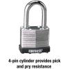 Master Lock 1803DLF Fortress Outdoor Padlock with Key, 1 Pack(1 Pack)