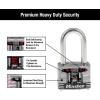 Master Lock 1SSTLF Stainless Steel Outdoor Padlock with Key, 2 Pack Keyed-Alike(1 Pack)