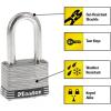 Master Lock 1SSTLF Stainless Steel Outdoor Padlock with Key, 2 Pack Keyed-Alike(2 Pack  Keyed-Alike)