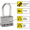 Master Lock 1SSTLF Stainless Steel Outdoor Padlock with Key, 2 Pack Keyed-Alike(4 Pack  Keyed-Alike)