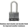 Master Lock 3SSKADLF Stainless Steel Outdoor Padlock with Key, 1 Pack(1 Pack)