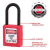 Master Lock 406RED Lockout Tagout Safety Padlock with Key(Red)