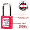 Master Lock 410BLU Lockout Tagout Safety Padlock with Key(Red)