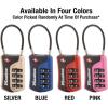 Master Lock 4697D Set Your Own Combination TSA Approved Luggage Lock, 1 Pack, Colors May Vary(1 Pack  Color May Vary)