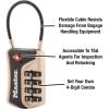 Master Lock 4697D Set Your Own Combination TSA Approved Luggage Lock, 1 Pack, Colors May Vary(1 Pack  Color May Vary)