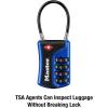 Master Lock 4697D Set Your Own Combination TSA Approved Luggage Lock, 1 Pack, Colors May Vary(3 Pack  Color May Vary)