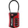 Master Lock 4697DWD Set Your Own Word Combination TSA Approved Luggage Lock, 1 Pack, Colors May Vary