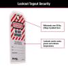 Master Lock 497A Lockout Tagout Tags, English/Spanish Laminated Do Not Operate, 12 Pack(Do Not Operate)