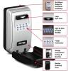 Master Lock 5425D Set Your Own Combination Wall Mount Lock Box with Light Up Dials, 6 Key Capacity, Black