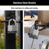 Master Lock 5SST Stainless Steel Outdoor Padlock with Key, 2 Pack Keyed-Alike(1 Pack)