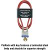 Master Lock 719D Steel Cable with Integrated Outdoor Padlock with Key, 1 Pack