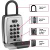 Master Lock Black Key Lock Box, Wall Mount with Push Buttons, Key Safe for Realtors, Landlords, Property & Managers to Share Combo with Tenants, Clients, & Teams, Holds 5 Keys, 2 Pack, 5422EC2(1 Pack)