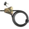 Master Lock Black Python Bike Lock with Key, Adjustable Metal Cable Lock has a Weather Resistant Vinyl Coating for Outdoor Equipment, Bicycles, Trail Cameras, 6 Feet Long, 8418D(Camo)