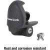 Master Lock Black Universal Size Trailer Hitch Lock, Trailer Coupler Lock for Securing RV’s, Horse Trailers, Tool Trailers and More, 379ATPY(Trailer Hitch Lock)