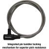Master Lock Cable Lock, Keyed Bike Lock, 6 ft. Long, 8154DPF(6 Ft.)
