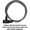 Master Lock Cable Lock, Keyed Bike Lock, 6 ft. Long, 8154DPF(6 Ft.)