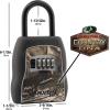 Master Lock Key Lock Box, 5 Key Outdoor Lock Box, Key Safe with Combination Lock, Mossy Oak Country DNA Camouflage, 6.25×3.25×1.5 in, (5400DCAMODNAHC)