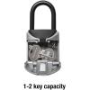 Master Lock Lock Box, Set Your Own Combination Portable Key Safe, 2-3/4 in. Wide, 5406D,Black, Grey(2 Key Capacity)