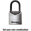 Master Lock Lock Box, Set Your Own Combination Portable Key Safe, 2-3/4 in. Wide, 5406D,Black, Grey(2 Key Capacity)