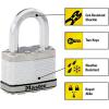 Master Lock M15XTLF Magnum Heavy Duty Outdoor Padlock with Key, 2 Pack Keyed-Alike(2 Pack  Keyed-Alike)