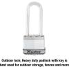 Master Lock M1XTLJ Magnum Heavy Duty Padlock with Key, 2 Pack Keyed-Alike(1 Pack)