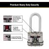 Master Lock M1XTRILH Magnum Heavy Duty Padlock with Key, 3 Pack Keyed-Alike(1 Pack)
