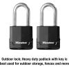 Master Lock M515XTLH Magnum Heavy Duty Padlock with Key, 2 Pack Keyed-Alike(2 Pack  Keyed-Alike)