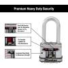 Master Lock M5XDLH Magnum Heavy Duty Padlock with Key, 1 Pack Silver(1 Pack)