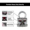 Master Lock M5XT Magnum Heavy Duty Outdoor Padlock with Key, 2 Pack Keyed-Alike(2 Pack  Keyed-Alike)