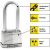 Master Lock M5XTLJ Magnum Heavy Duty Outdoor Padlock with Key, 2 Pack Keyed-Alike(2 Pack  Keyed-Alike)