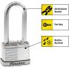 Master Lock M5XTLJ Magnum Heavy Duty Outdoor Padlock with Key, 2 Pack Keyed-Alike(4 Pack  Keyed-Alike)
