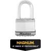 Master Lock M5XTRILF Magnum Heavy Duty Outdoor Padlock with Key, 3 Pack Keyed-Alike Silver(3 Pack  Keyed-Alike)