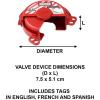 Master Lock S3910 Lockout Tagout Pressurized Gas Valve Lockout(1 Count (Pack of 1))