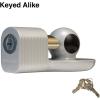 Master Lock Trailer Hitch Lock, Fits 1-7/8 in., 2 in., and Most 2-5/16 in. Trailer Couplers, Weather Resistant Automotive Hitch Lock with Keys, 377KA(Trailer Hitch Lock)