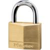 Master Lock 140D Solid Brass Padlock with Key, 1 Pack(Lock)