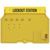 Master Lock 1482B Lockout Tagout Padlock Station , Yellow(Unfilled)