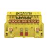 Master Lock 1483BP410ES Lockout Tagout Padlock Station, Spanish/English(Includes 10 Zenex Padlocks)