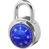 Master Lock 1504D Locker Lock Combination Padlock, 1 Pack, Red(Blue)