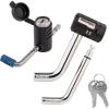 Master Lock 2848DAT Key Alike Set with Receiver and Coupler Latch Locks, 2-Piece Set(Receiver & Coupler Lock Set)