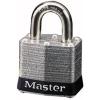 Master Lock 3BLU Laminated Steel Lockout Tagout Safety Padlock with Key, Blue(Black)