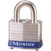 Master Lock 3BLU Laminated Steel Lockout Tagout Safety Padlock with Key, Blue(Blue)