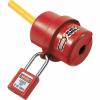 Master Lock 488 Lockout Tagout Electrical Plug Lockout, 220-550 Volts(small for 120 – 240 volt.)