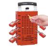 Master Lock 498A Lockout Tagout Portable Group Lock Box(14 Padlock Capacity)