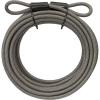 Master Lock 72DPF Steel Cable with Looped Ends, 15 ft. Long, 1 Pack, Black(30 ft. cable)