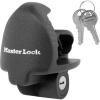 Master Lock Black Universal Size Trailer Hitch Lock, Trailer Coupler Lock for Securing RV’s, Horse Trailers, Tool Trailers and More, 379ATPY(Trailer Hitch Lock)