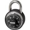 Master Lock Padlock, Standard Dial Combination Lock with Black Bumper, 1-7/8 in. Wide, 1500DCOV