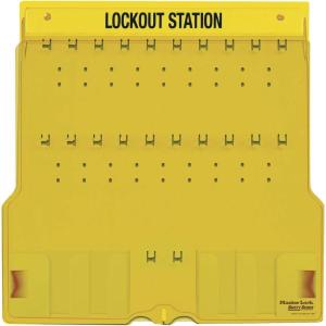 Master Lock 1484BP410 Lockout Tagout Padlock Station(Unfilled)
