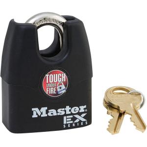 Master Lock 3DEX Shrouded Outdoor Padlock with Key, 1 Pack