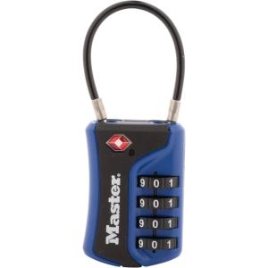 Master Lock 4697D Set Your Own Combination TSA Approved Luggage Lock, 1 Pack, Colors May Vary(1 Pack  Color May Vary)